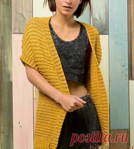 Жилеты на межсезонье. Доступные модели со схемами и описанием | Мой Мир Вязания | Дзен