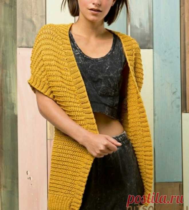 Жилеты на межсезонье. Доступные модели со схемами и описанием | Мой Мир Вязания | Дзен