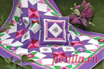 Потрясающие лоскутные одеяла (Шитье и крой)