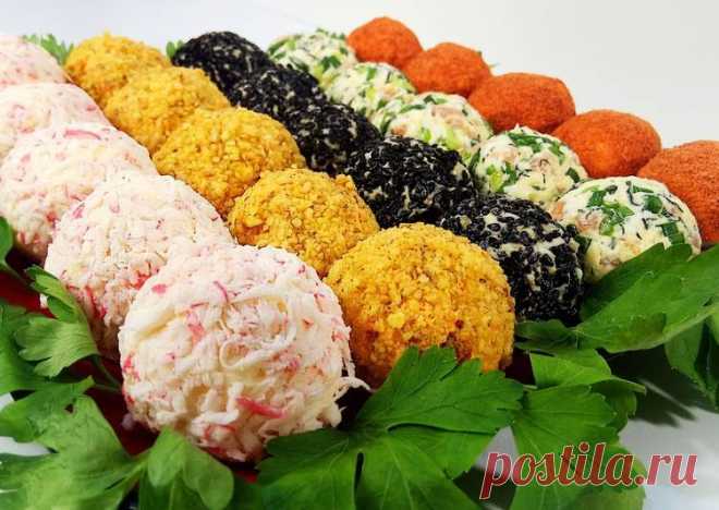 10 вариантов закусок-шариков на праздничный стол Вкусно, быстро и оригинально!