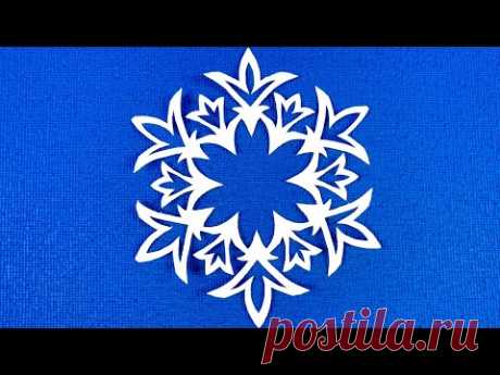 DIY. Очень Красивая Фигурная снежинка из бумаги! #Снежинки  #снежинкиизбумаги #Snowflakes