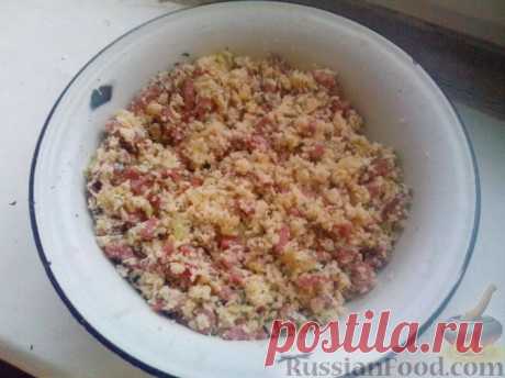 Рецепт: Вкусная начинка для пирожков на RussianFood.com