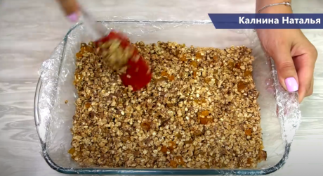 Жарю овсянку на сковороде и получаю полезные батончики к чаю | Готовим с Калниной Натальей | Дзен