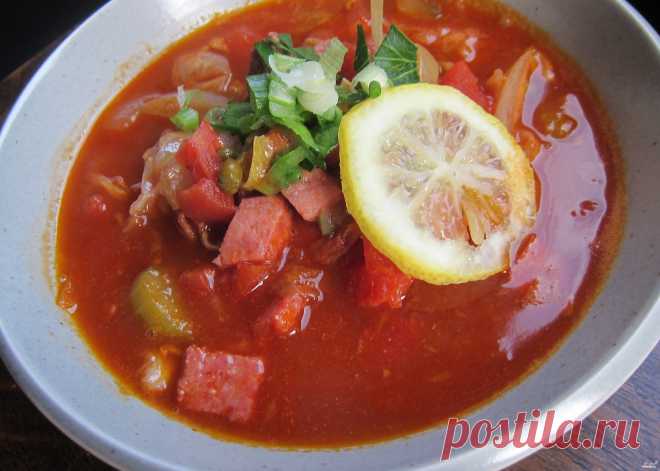 Солянка с оливками и колбасой - пошаговый кулинарный рецепт с фото на Повар.ру
