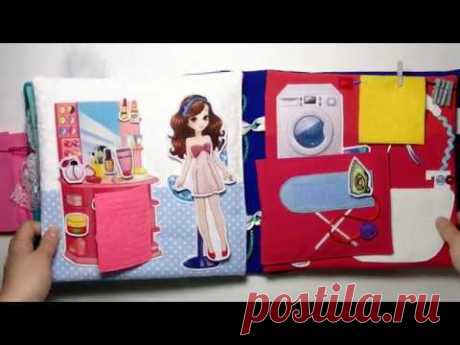 #Книгадомик для Анюты #6лет (#Когалым #ХМАО ) #кукольныйдомик #dollhouse #quietbook #мебельдлякукол