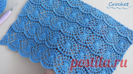 Удивительный УЗОР КРЮЧКОМ "Волны" ВЯЗАНИЕ для начинающих 💎SUPER EASY Pattern Crochet for beginners💎 ​@LitkeTatyana Очень просто вяжется и шикарно смотрится АЖУРНЫЙ УЗОР КРЮЧКОМ мастер-класс. Рельефный узор крючком для лета.УЗОРЫ крючком мастер-класс по вяза...