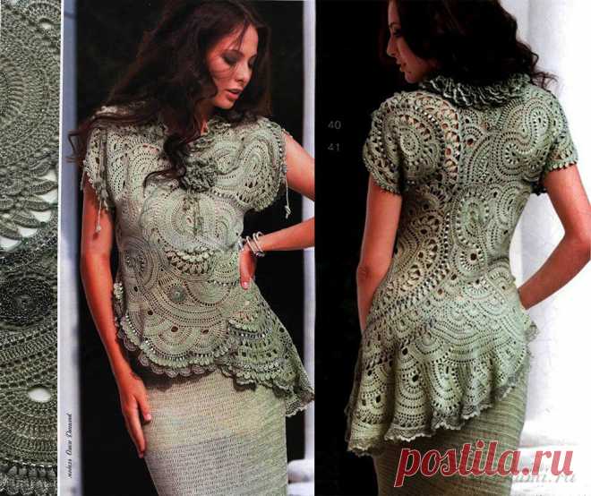 Женский костюм, длинная юбка и туника » Сайт "Ручками" - делаем вещи своими руками