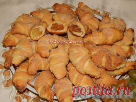 Рогалики из быстрого дрожжевого теста - 5 пошаговых фото в рецепте