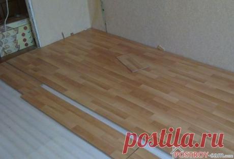 Выравнивание пола под ламинат