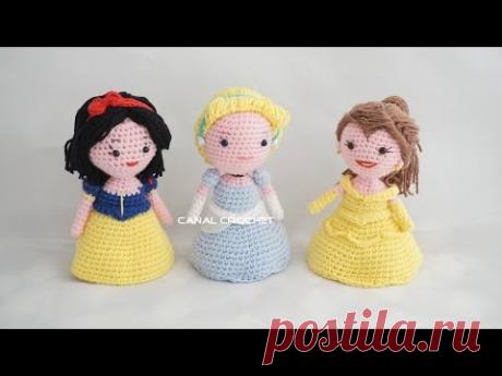 princesas amigurumi tutorial