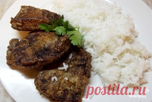 Печень в кляре - пошаговый кулинарный рецепт на Повар.ру