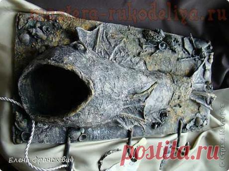 Мастера рукоделия - рукоделие для дома. Бесплатные мастер-классы, фото и видео уроки - Мастер-класс: Ключница &quot;Морская добыча&quot;