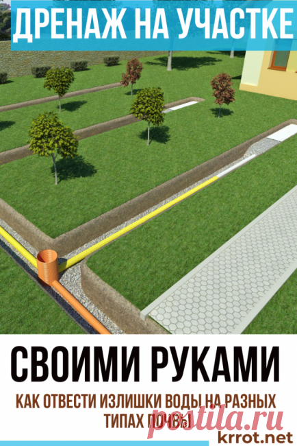 Дренаж на участке: Виды, Устройство, Пошаговое Обустройство