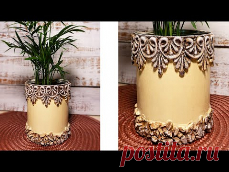 ПОСМОТРИТЕ какую КРАСОТУ можно сделать из ЖЕСТЯНОЙ БАНКИ! DIY