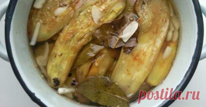 Маринованные баклажаны. Вкуснятина невероятная! Готовы на следующий день!