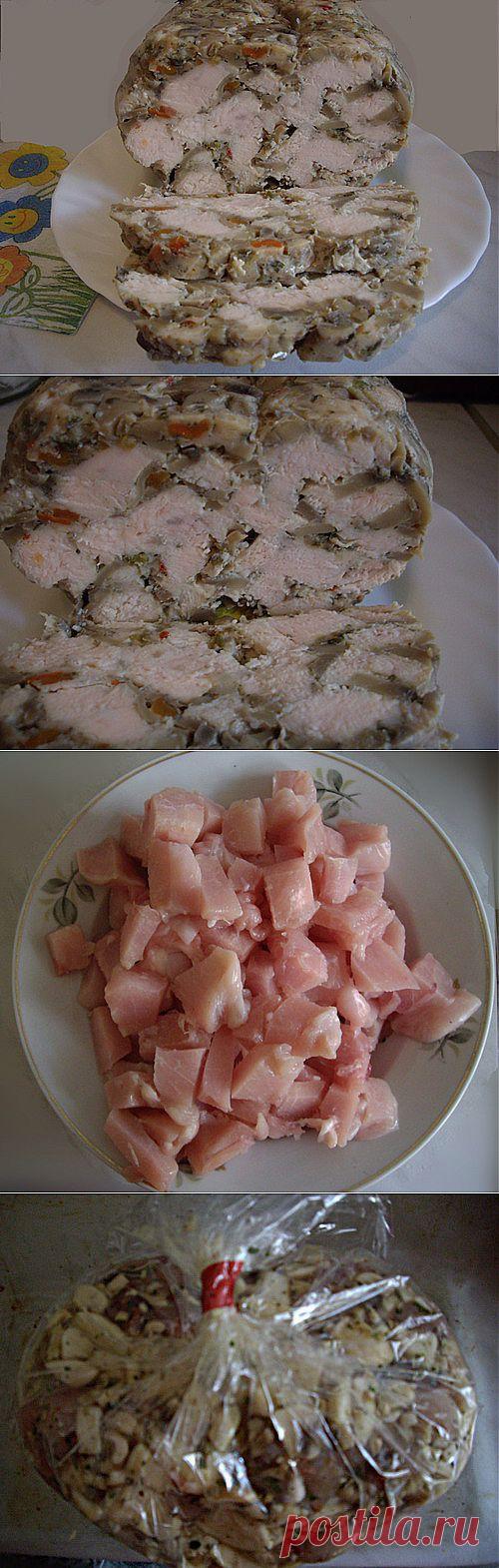 БУЖЕНИНА С ГРИБАМИ.