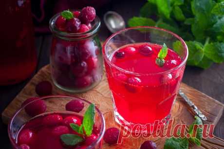 Морс из замороженной клюквы рецепт с фото пошагово и видео - 1000.menu