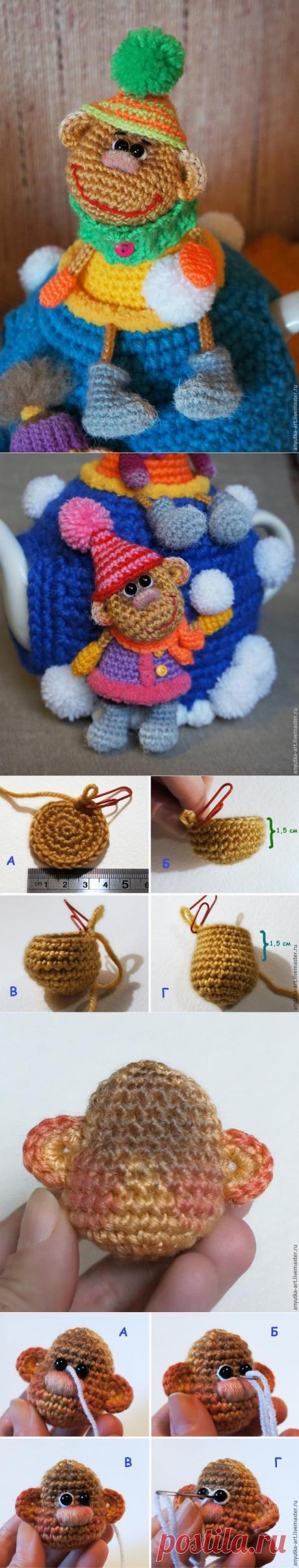Вяжем крючком позитивных мартышек - Ярмарка Мастеров - ручная работа, handmade