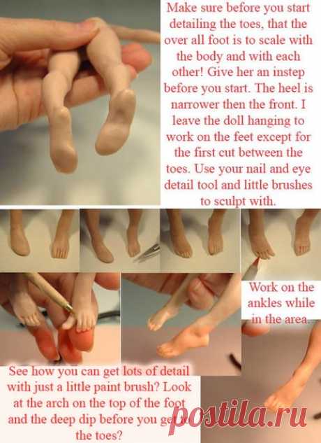 ПРОЦЕСС ЛЕПКИ КУКЛЫ ИЗ ПОЛИМЕРНОЙ ГЛИНЫ | 19 фотографий