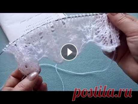 МК ажурного узора / Жилет спицами  (часть 1) #вязаниеспицами#жилетспицами#ажурныйузор Всем привет! Сегодня свяжем вместе с вами замечательный ажурный узор! Таким узором я вяжу жилет спицами...
