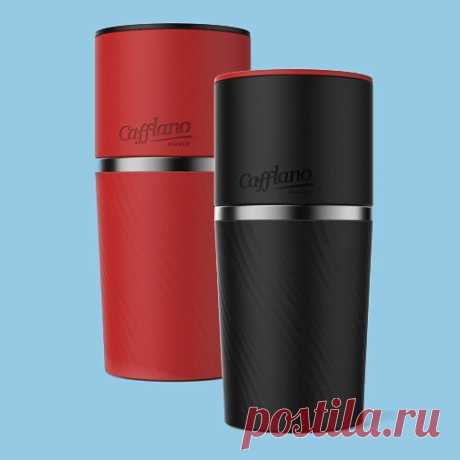Кофе с собой: портативная кофеварка всё-в-одном, которую не надо заряжать