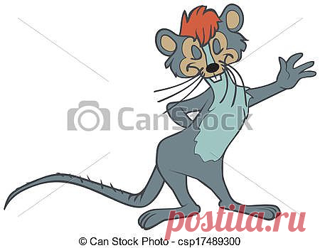 Векторные клипарты gray, rat - cartoon, personages, hero, drawing, graphics,... csp17489300 - Поиск клипартов, иллюстраций, рисунков и векторных графических изображений в формате EPS