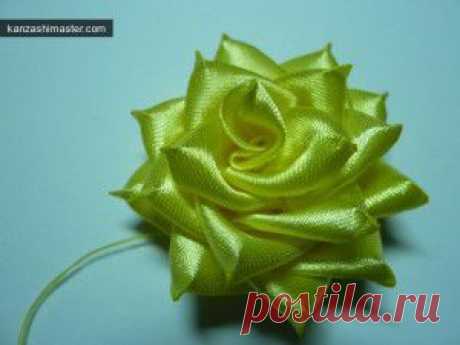How to make easy fabric flowers. How to fold a ribbon rose | Все о рукоделии: схемы, мастер классы, идеи на сайте labhousehold.com