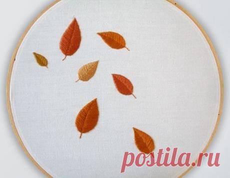 Вышиваем гладью — Сделай сам, идеи для творчества - DIY Ideas
