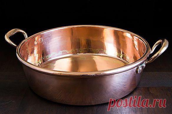 Как почистить медный таз для варенья в домашних условиях, проверенные средства