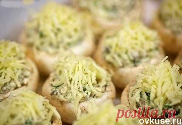 Шампиньоны с курицей и сыром. - Простые рецепты Овкусе.ру