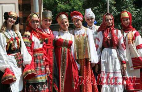 Выкройки русских народных костюмов