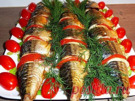 Рецепт запеченной скумбрии