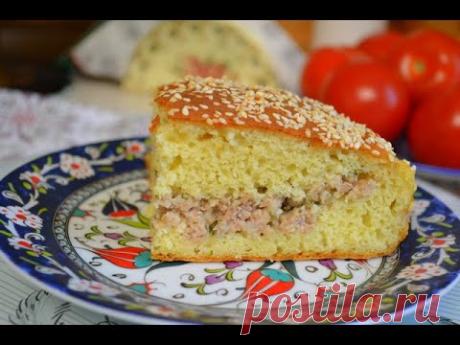 ИДЕАЛЬНОЕ ТЕСТО ДЛЯ ПИРОГОВ, НА КЕФИРЕ ,БЕЗ ДРОЖЖЕЙ ! ЗАЛИВНОЙ ПИРОГ С МЯСОМ