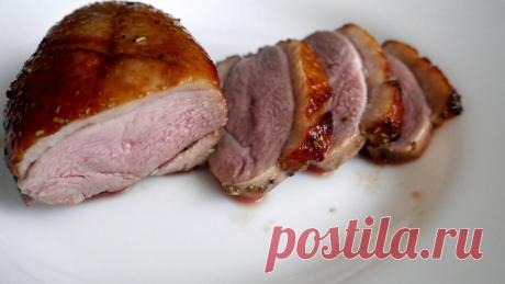Утиная грудка в три этапа. С термощупом. Максимально коротко | Домашняя кухня Алексея Соколова | Дзен