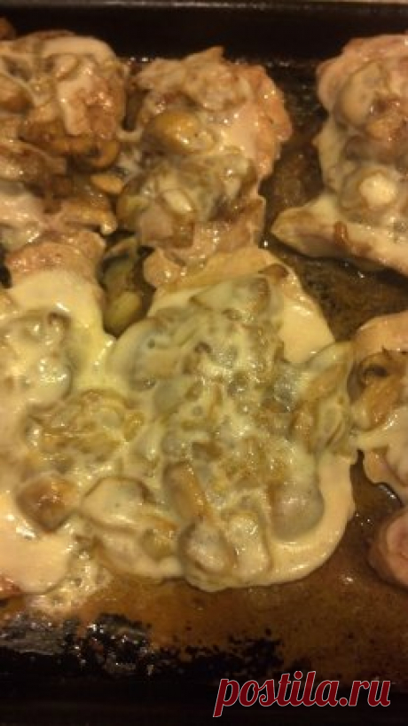 Грудка куриная отбивная с грибами » Рататуй — готовить может каждый