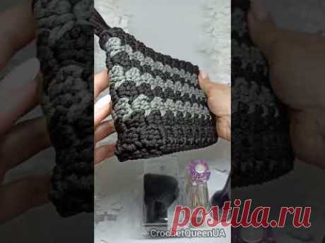 #crochetideas #handmade #crochetcosmeticbag #вязанакосметичка #косметичкакрючком #косметичкагачком