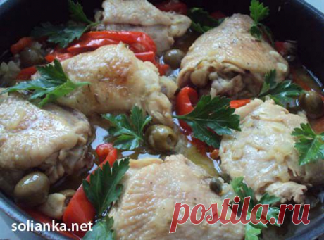 Курица с каперсами