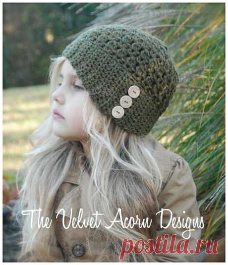 Crochet PATTERN-The Northlynn Cloche' Toddler от Thevelvetacorn