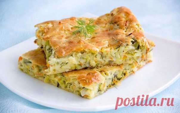 Легкий ужин — “шарлотка” с капустой и морковью | Вкусные рецепты