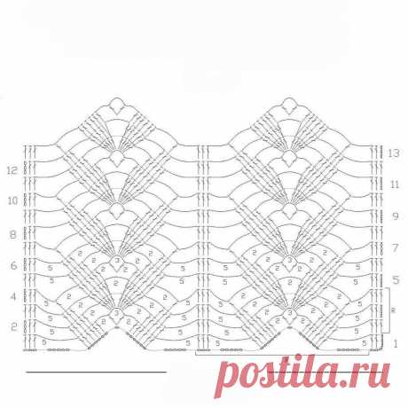 Узоры вязания крючком со схемами для скачивания