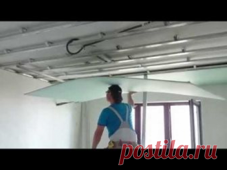Простой способ монтажа гипсокартона в одиночку / Домоседы