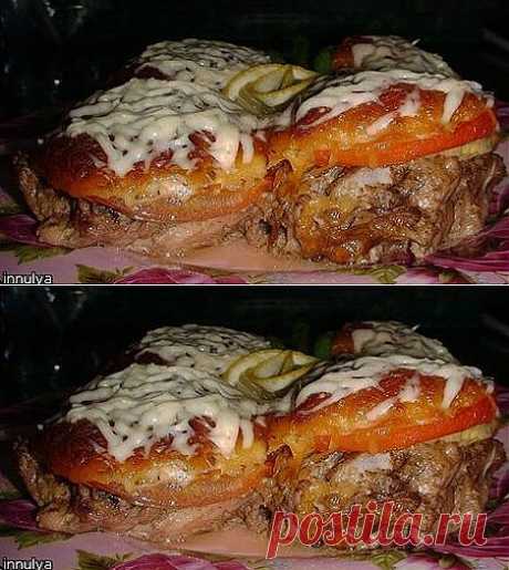 Мясо под ореховым соусом..