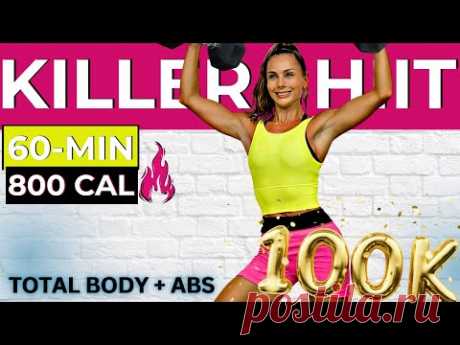 60-MIN FAT KILLER HIIT WORKOUT