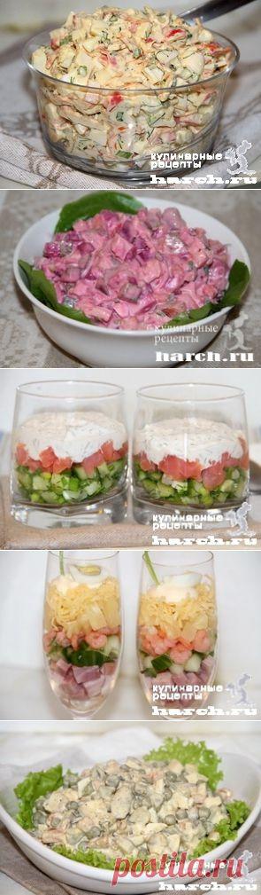 Мои любимые рыбные салатики!.