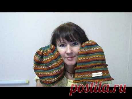 ШАПКА ИЗ НОСОЧНОЙ ПРЯЖИ. ОПИСАНИЕ + Примерка