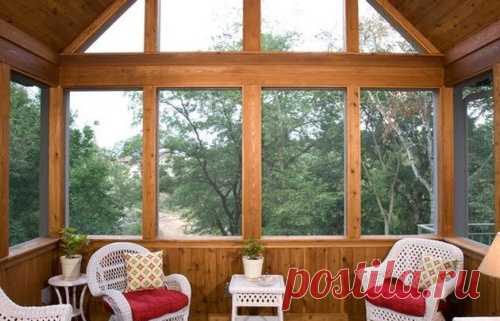 Деревянная веранда (терраса): идеи оформления