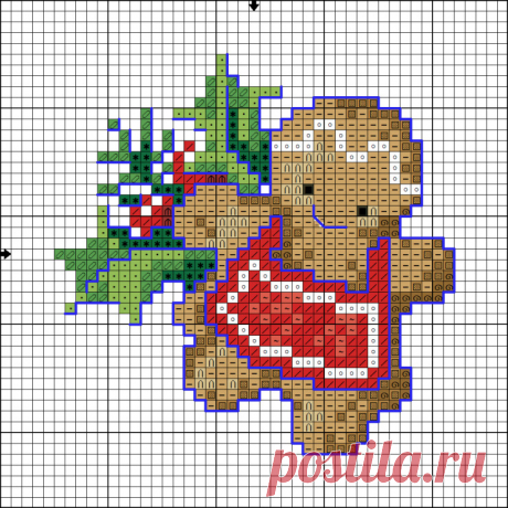 (12) Gallery.ru / Foto #4 - "Mini pancartas de pan de jengibre" de Vermillion Stitchery - Sauce rojo
