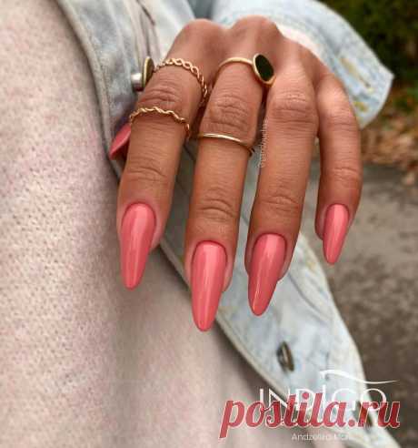 Стильный маникюр на длинные ногти