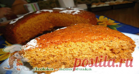 Пирог с медом и орехами - пирог на скорую руку.