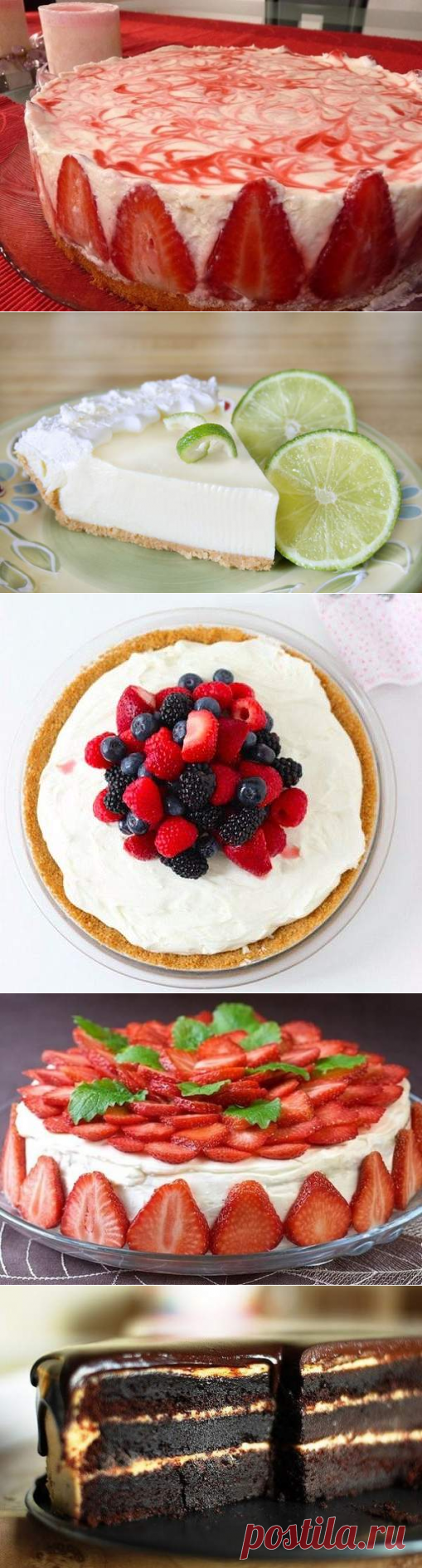 9 фантастических тортов без выпечки 🍰 - Простые рецепты Овкусе.ру